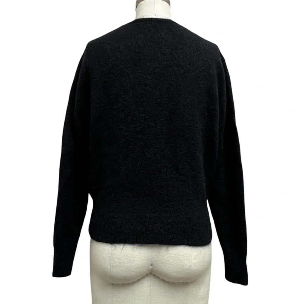 Bimba Y Lola Logo Embroidered V-Neck Jumper Sweater